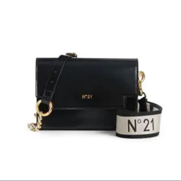 N.21 Black Mini Baguette Bag - Picture 2 of 9